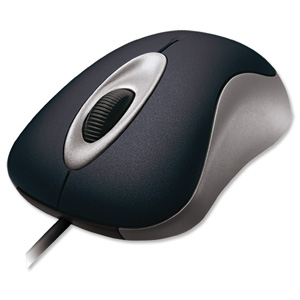 Microsoft 1000 Comfort Mouse Optical Wired Scroll Wheel 3-Button Ref 69H-00002