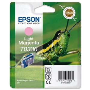 Epson Inkjet Cartridge Page Life 440pp Light Magenta Ref T033640