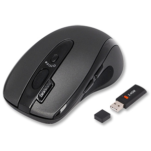 Compucessory Mouse Optical Cordless USB Black Ref R70-70D/CCS40914