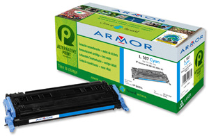 Armor Compatible Laser Toner Cartridge Page Life 2000pp Cyan [for HP Q6001A] Ref K12241