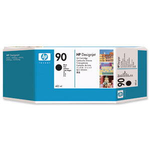 Hewlett Packard [HP] No. 90 Inkjet Cartridge 400ml Black Ref C5058A