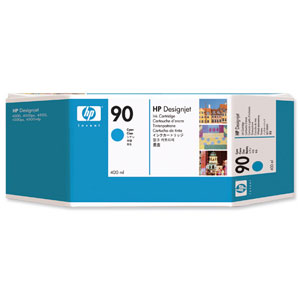 Hewlett Packard [HP] No. 90 Inkjet Cartridge 400ml Cyan Ref C5061A Ident: 811B