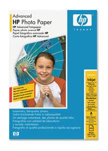 Hewlett Packard [HP] Advanced Photo Paper Glossy Borderless 250gsm 100x150mm Ref Q8008A [60 Sheets]