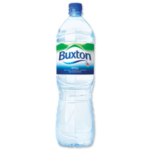 Buxton Natural Mineral Water Bottle Plastic 1.5 Litre Still Ref A02761 [Pack 6]
