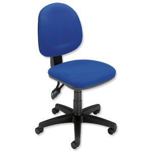 Trexus Plus Medium Back Chair Permanent Contact W460xD450xH480-590mm Back H400mm Blue