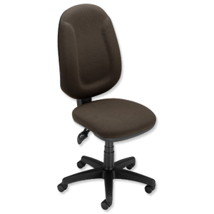 Trexus Plus Maxi High Back Chair Asynchronous W520xD480xH480-610mm Back H600mm Charcoal