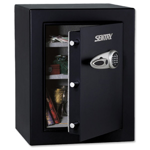 Sentry Security Safe Electronic Lock 6mm Door Plate 3mm Wall 88.5kg W551xD502xH704mm Ref T8 331