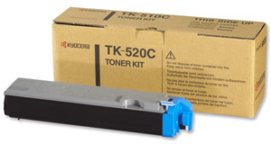 Kyocera TK-520C Laser Toner Cartridge Page Life 4000pp Cyan Ref 1T02HJCEU0