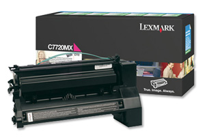 Lexmark Laser Toner Cartridge Return Program Extra High Yield 15000pp Magenta [for C772] Ref C7720MX