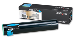 Lexmark Laser Toner Cartridge Page Yield 24000pp Cyan [for C935] Ref C930H2CG