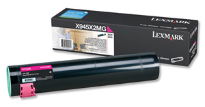 Lexmark Laser Toner Cartridge Page Yield 22000pp Magenta [for X94x] Ref X945X2MG