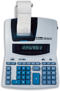 Ibico Calculator Printing 1232X Heavy-duty 12 Digit LED Display Currency Tax Cost Totals Ref IB410116