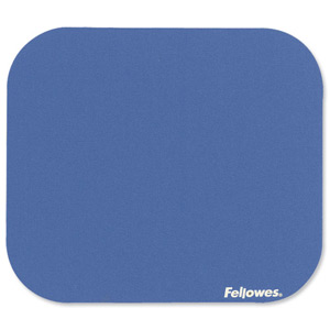 Fellowes Mousepad Solid Colour Blue Ref 58021-06