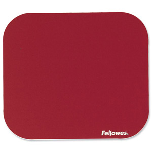 Fellowes Mousepad Solid Colour Red Ref 58022-06