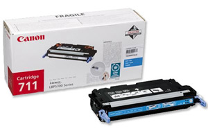Canon 711C Laser Toner Cartridge Page Life 6000pp Cyan [for LBP-5360] Ref 1659B002