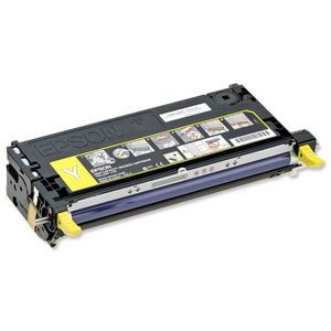 Epson Laser Toner Cartridge Page Life 9000pp Yellow Ref S051124