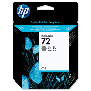 Hewlett Packard [HP] No. 72 Inkjet Cartridge 69ml Grey Ref C9401A Ident: 810A