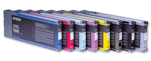 Epson T5442 Inkjet Cartridge UltraChrome Capacity 220ml Cyan Ref C13T544200 Ident: 805E