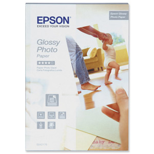Epson Photo Paper Glossy 225gsm 100x150mm Ref S042176 [50 Sheets]