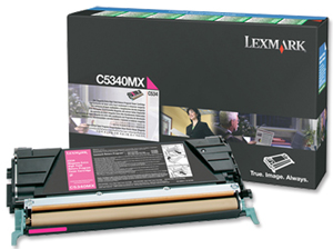 Lexmark C534 Return Program Laser Toner Cartridge Page Life 7000pp Magenta Ref C5340MX