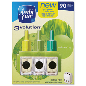 Ambi-Pur 3volution Refill for Fragrance Unit Fresh New Day Ref 92978