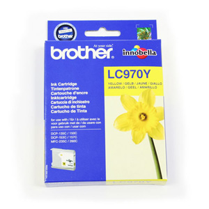 Brother Inkjet Cartridge Page Life 300pp Yellow Ref LC970Y