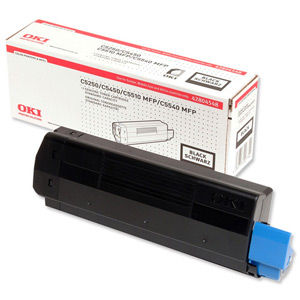 OKI Laser Toner Cartridge Page Life 3000pp Black [for C5510 C5540 MFP] Ref 42804548