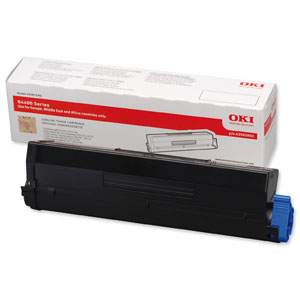 OKI Laser Toner Cartridge High Yield Page Life 7000pp Black Ref 43502002