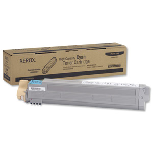 Xerox Laser Toner Cartridge Page Life 18000pp Cyan Ref 106R01077