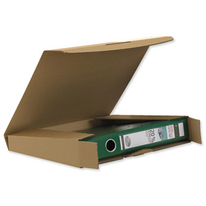 Smartbox Lever Arch Mailer Two-way Secure Flap Internal W320xD288xH50mm Brown Ref 143390114 [Pack 20]