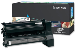 Lexmark C782 Laser Toner Cartridge Extra High Yield Page Life 15000pp Cyan Ref 0C782X1CG