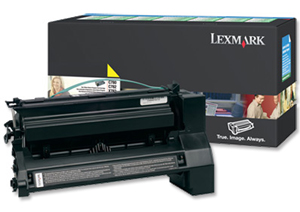 Lexmark C780/2 Return Program Laser Toner Cartridge Page Life 6000pp Yellow Ref C780A1YG