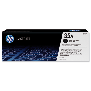 Hewlett Packard [HP] No. 35A Laser Toner Cartridge Page Life 1500pp Black Ref CB435A Ident: 814N
