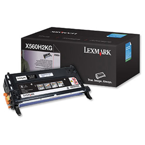 Lexmark High Life Laser Toner Cartridge Page Life 10000pp Black [for X560] Ref X560H2KG