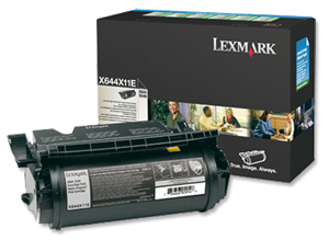 Lexmark X644e/46e Laser Toner Cartridge Extra High Yield Page Life 32000pp Black Ref X644X11E