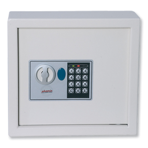 Phoenix 0031 Key Safe Electronic with Fixings Keyrings and Tags 30 Keys 5kg W300xD100xH280mm Ref KS0031E