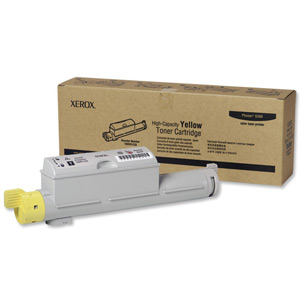 Xerox Laser Toner Cartridge Hi-Capacity Page Life 12000pp Yellow [for Phaser 6360] Ref 106R01220