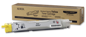 Xerox Laser Toner Cartridge Page Life 4000pp Yellow [for Phaser 6300/6350] Ref 106R01075