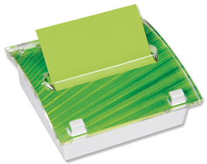 Post-it Z-Note Dispenser Acrylic with 8 Pads Changeable Insert Ref C2014N8G