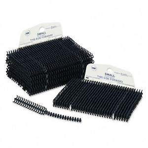 GBC ProClick Binding Spine Combs Wraparound 20 per Pack 8mm A4 Black Ref 2515712 [Pack 5]