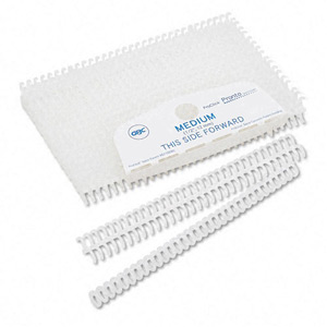 GBC ProClick Binding Spine Combs Wraparound 20 per Pack 12mm Frost Ref 2515722 [Pack 5]