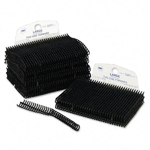 GBC ProClick Binding Spine Combs Wraparound 20 per Pack 16mm A4 Black Ref 2515714 [Pack 5]