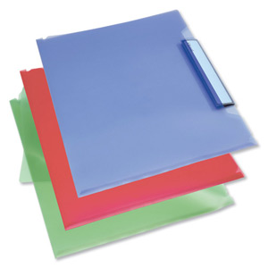 Rexel Active Tab Folder Polypropylene with Seal for 150 Sheets A4 Landscape Assorted Ref 2102235 [Pack 5]