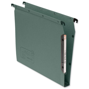 Elba Ultimate Suspension File Lateral Manilla 30mm Base 240gsm A4 Green Ref 100330510 [Pack 25]