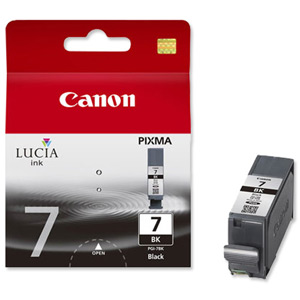 Canon PGI-7 Inkjet Cartridge Black Ref 2444B001 Ident: 795B