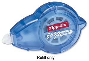 Tipp-Ex Refill for Easy-refill Correction Tape Roller 5mmx14m Ref 879435 [Pack 10]