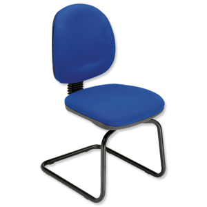 Trexus Plus Cantilever Visitors Chair Back H400mm Seat W460xD450xH470mm Blue