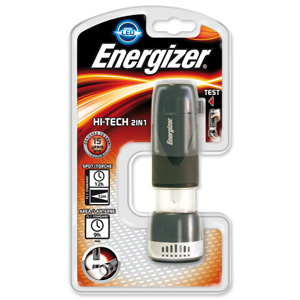 Energizer Hi Tech 2 in 1 LED Torch and Area Light takes AAA Batteries Ref 625702