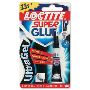 Loctite Super Glue Instant Adhesive Non-drip Water-resistant in Tube 3g Ref 1112778