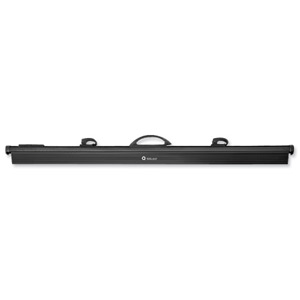 Arnos Hang-A-Plan QuickFile Front Load Binder with Cam Lever Full-length Clamp W950mm A0 Black Ref D202B